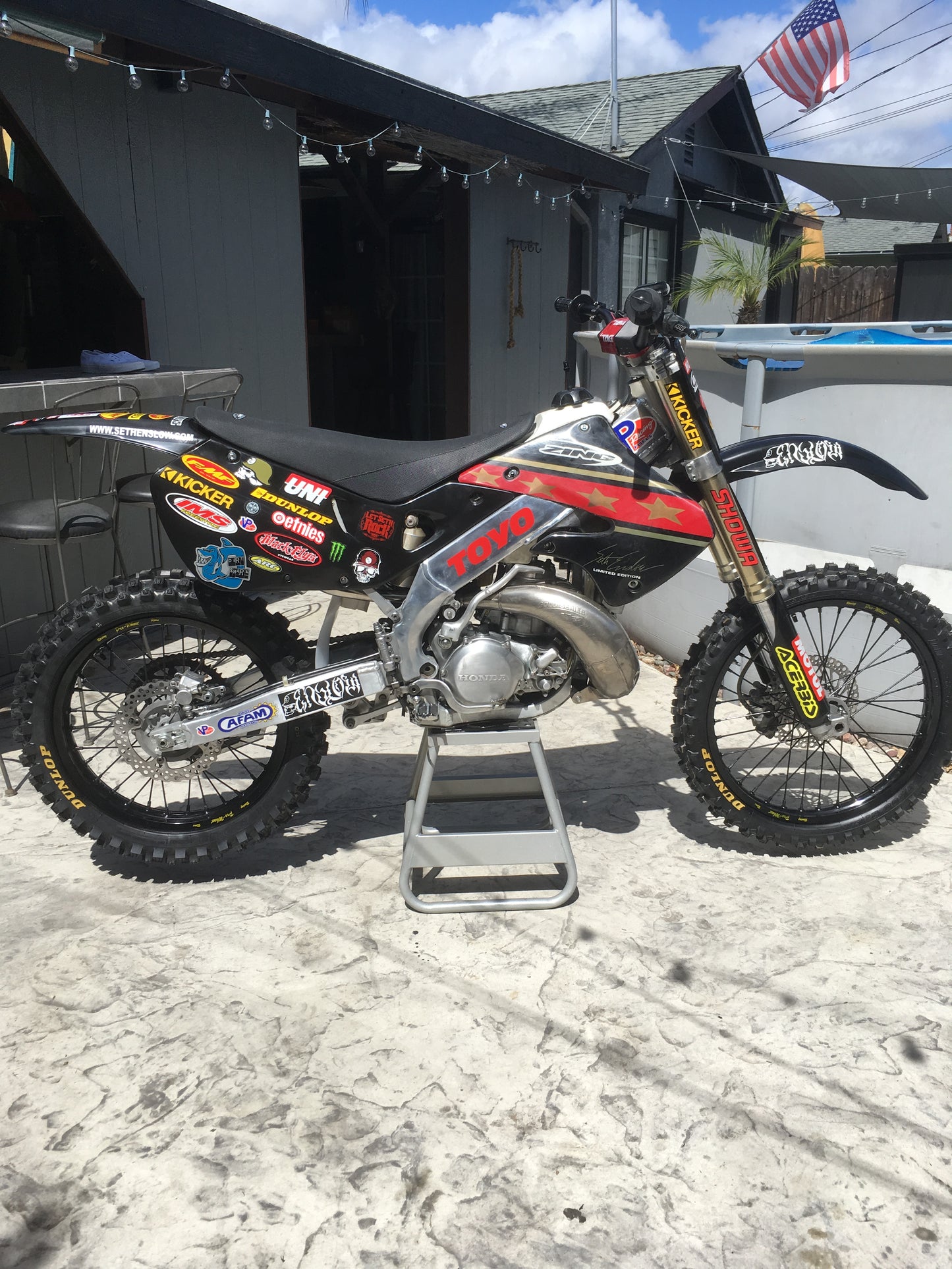1997-1999 Honda CR250 Gold Star Graphics