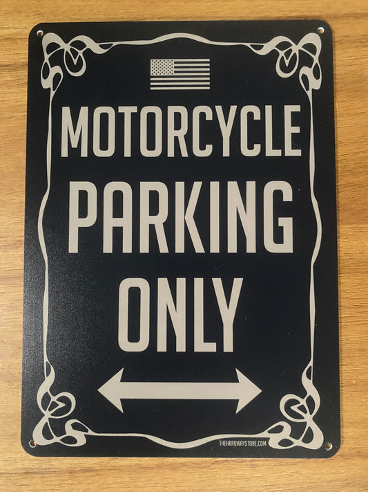 Motorcycle Parking Sign Limited Edition