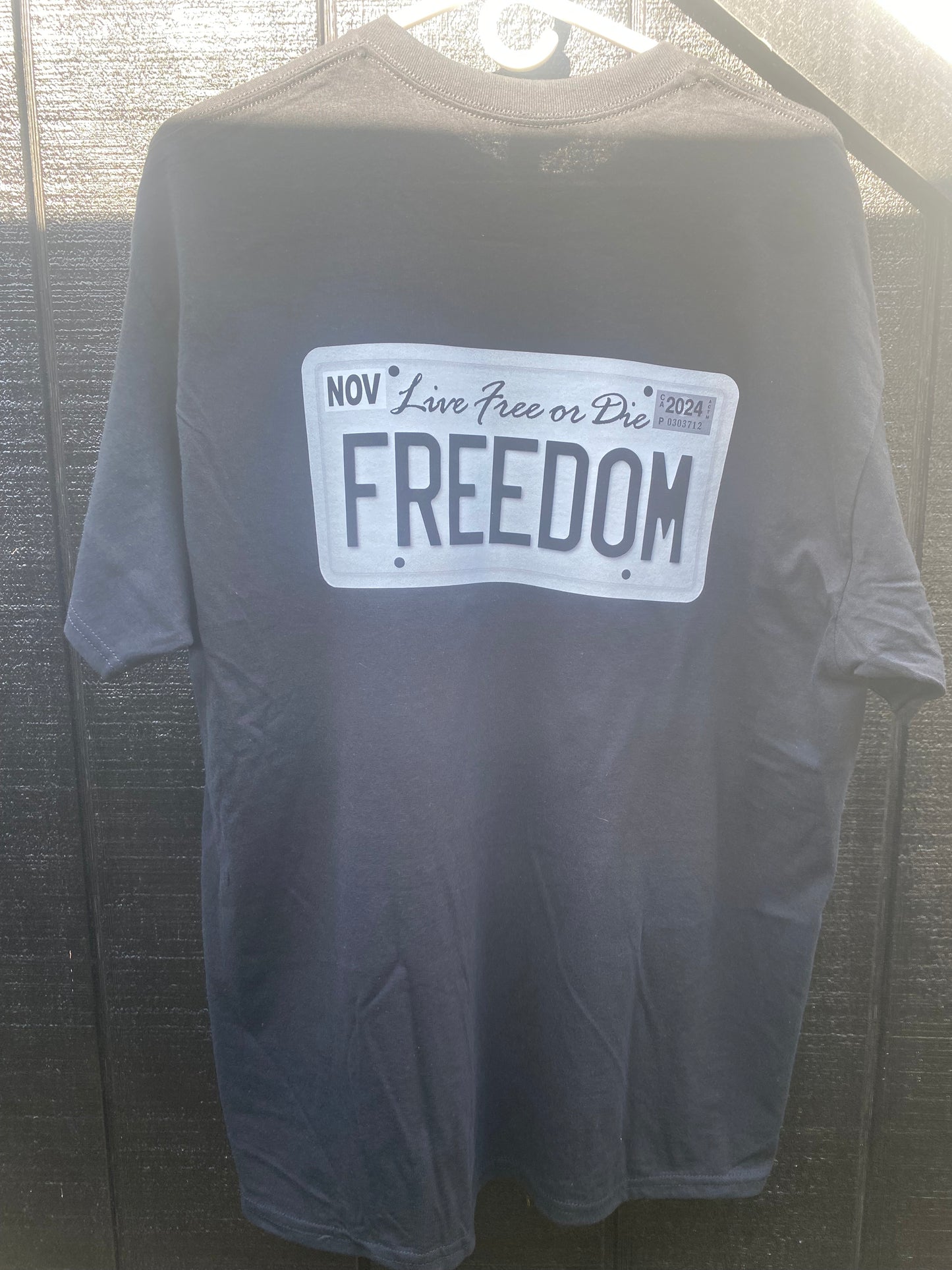 License Plate Freedom Tee