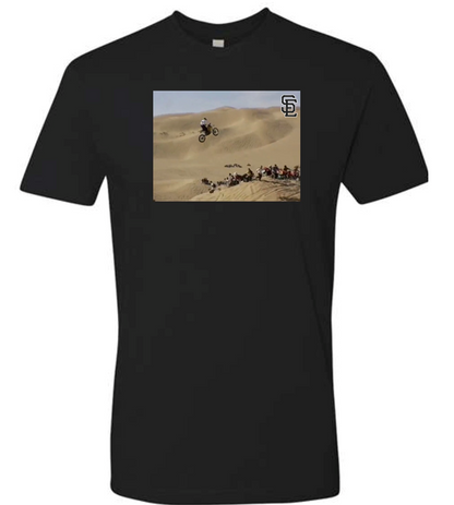 Glamis Dunes Landing on Bikes Tee